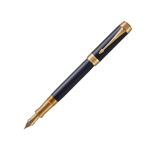 Перьевая ручка Parker Duofold Prestige Centennial Blue Chevron GT (M)
