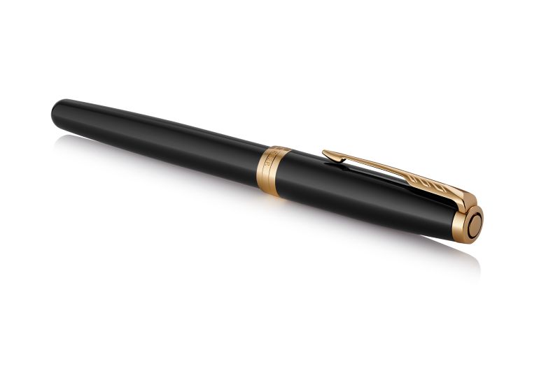 Перьевая ручка parker sonnet laque black gt 18k Перьевая ручка Parker Sonnet Laque Black GT 18K