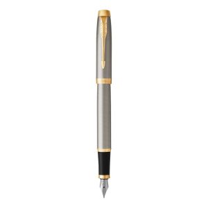 Перьевая ручка Parker IM Metal Core Brushed Metal GT