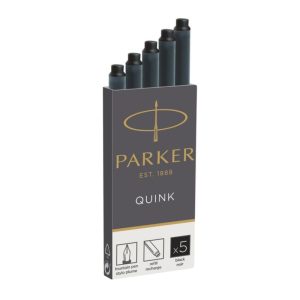 Картриджи 5 шт для перьевых ручек Parker (чёрные)