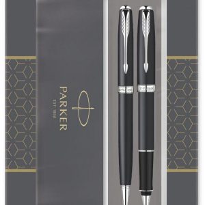 Набор Parker Sonnet Black СT (роллер + шариковая)