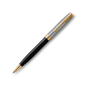 Ручка шариковая Parker Sonnet Premium Metal Black GT