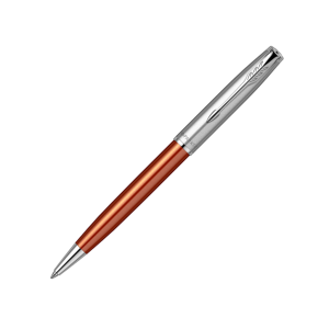 Ручка шариковая Parker Sonnet Sand Blasted Metal&Orange Lacquer