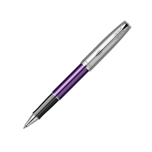 Ручка-роллер Parker Sonnet Sand Blasted Metal&Violet Lacquer