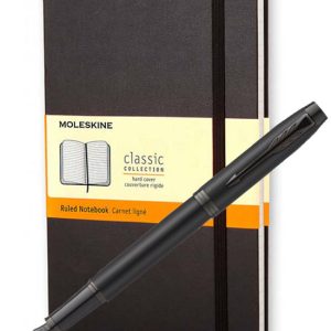 Parker IM ACHROMATIC MATT BLACK Moleskine