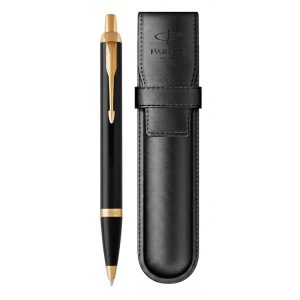 Набор Parker IM Black GT (шариковая ручка + чехол)