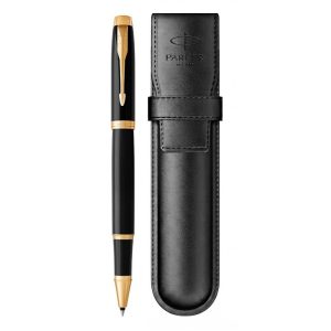 Набор Parker IM Black GT (ручка роллер + чехол)