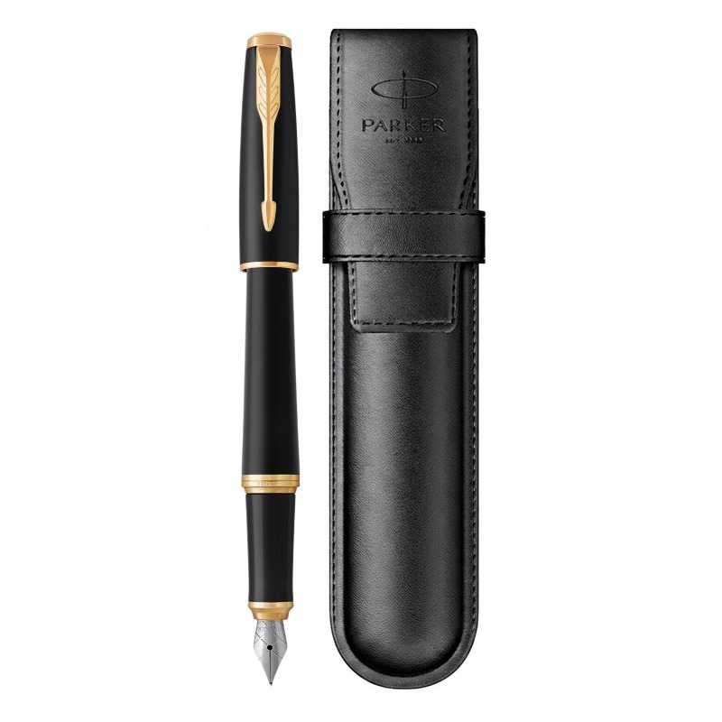 Набор parker urban black gt (перьевая ручка + чехол) Набор Parker Urban Black GT (перьевая ручка + чехол)