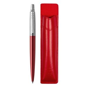 Набор Parker Jotter Kensington Red CT (шариковая ручка + чехол)