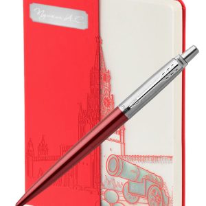 Parker JOTTER KENSINGTON RED CT с блокнотом