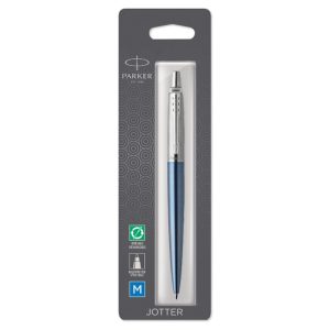 Шариковая ручка Parker Jotter Waterloo Blue CT (блистер)